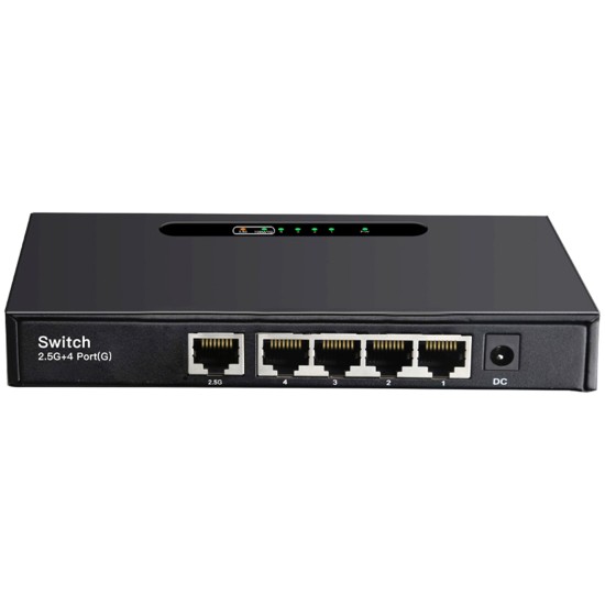 2500/1000mbps 2.5g Desktop Gigabit Network Switch Gigabit Hub Ethernet Splitter 8pin 5-port US Plug