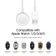 3-in-1 Magnetic Suction Wireless  Charger Usb Male Input Interface For Iwatch Iphone Single wire metal