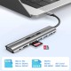 9-in-1 USB C Hub Adapter with 4k Hdmi-compatible Vga 100w Pd 3 USB Ports Silver Gray