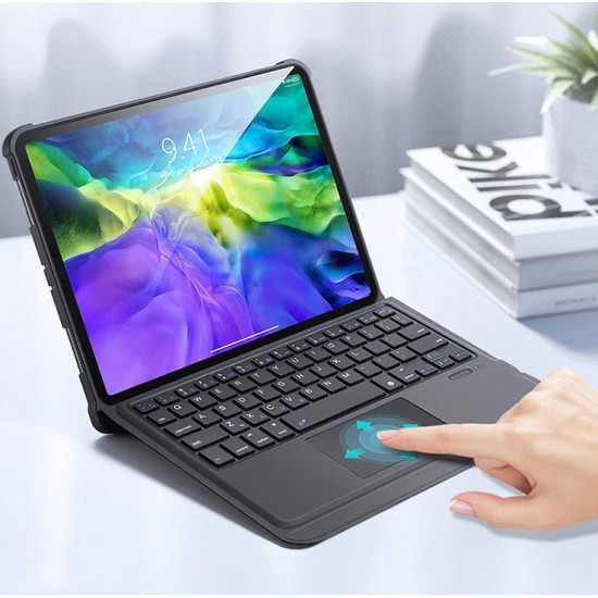 Bluetooth Keyboard Split Touch with Protective Cover for ipad Pro 11 T207D colorful backlit version