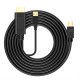 Connector Hdmi-compatible  To  Mini  Dp 4k30hz Male To Male Adapter Cable 1.8 Meters Black