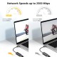 Metal Usb 3.0 To 2500m Gigabit Lan Ethernet  Cable  Adapter Portable Connector Black