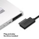 Notebook Optical  Drive  Line Sata To Usb3.0 Fast Transmission Speed Easy Drive Line Transfer Sata7+6 Usb3.0 Adapter Cable black_USB3.0 optical drive line