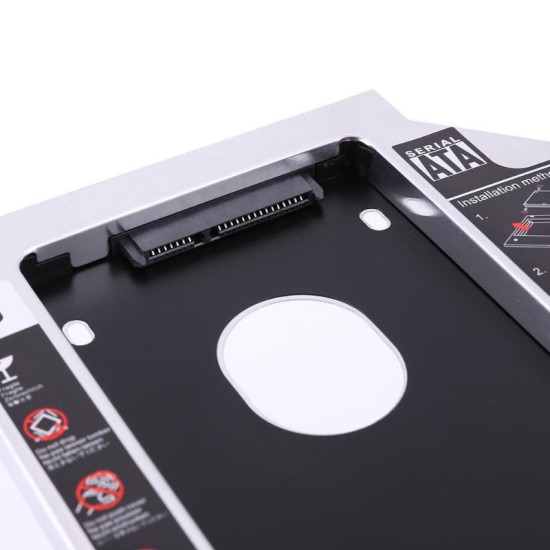 Notebook Optical Drive Hard Drive Bracket Sata3.0 Interface Changeable Panel Ssd Hard Drive Conversion Bracket 9.5MM