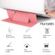 Portable Bracket for Macbook Invisible Laptop Stand Holder Ultra-Thin Seamlessly Detachable Adjustable Notebook Riser gray