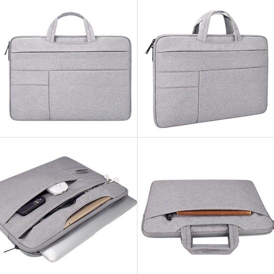 Simple Laptop Case Bag for Macbook Air 11.6 inches, 12.5 inches, 13.3 inches, 14.1 inches Notebook Handbag  Deep gray_13.3 inches