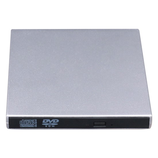 USB External Dvd Cd Rw Disc Burner Combo Drive Reader for Windows 98/8/10 Laptop PC Milky White