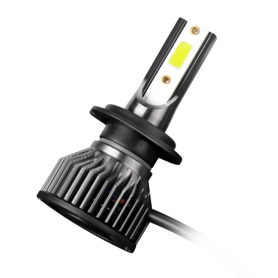 1 Pair Aluminum Alloy Car  Led  Headlight F2 White Light 12000/min Ip68 Waterproof Heatproof Motorcycle Light H7