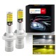 1 Pair Aluminum Car V6 High-brightness Dual-color Fog Lamp Car Light 880/881