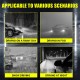 1 Pair Aluminum V8 Led Car Headlights Led Headlights Bulbs Car High Power Headlight 9005