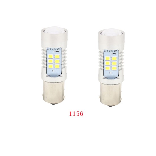 1 Pair Car Signal Lamp 2835 LED Stop Lamp Backup Light Steering Lamp 1156