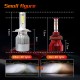 1 Pair Metal X15s Car Light H7 H11 9005 9006 9007 Led Headlight Bulb H4 High And Low Beam 60w 16000lm 6000k Super-bright Lamp H11