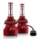 1 Pair Metal X15s Car Light H7 H11 9005 9006 9007 Led Headlight Bulb H4 High And Low Beam 60w 16000lm 6000k Super-bright Lamp H11