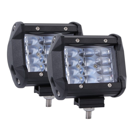 108W 4 Rows LED Work Light Bar for Offroad Off-road Truck  6000K white_1pc