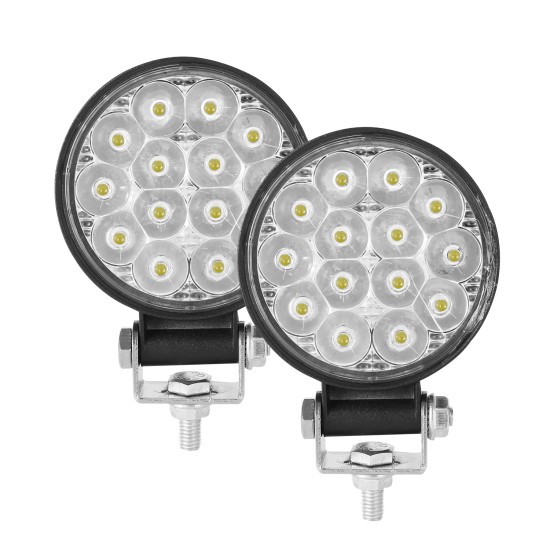 2PCS 10-30V 6000K 72W Car LED Light Mini 3 inch 14 beads Round Lamp Off-road Car Headlights Motorcycle Spotlights