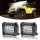 2PCS 4" 60W Upgraded LED Work Light Bar Highlight Spotlights Suv Overhead Lights 4 inches