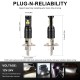 2PCS H1 80W 6500K Super Bright LED Fog Light Bulb Car Driving Lamp white light_V5CREE-H1