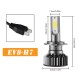 2PCS Mini Car LED Headlight Bulb H1 H7 H8/H9/H11 9005/HB3 9006/HB4 H4/HB2/9003 Hi/Lo 72W 10000LM 6000K Car Headlamp H7