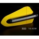 2PCS Motorcycle Handguards Modified Handle Windshield 1.5cm Handlebars LED Light Wind Shield white