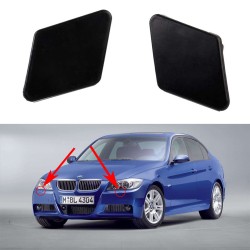 2Pcs Headlight Washer Cover Nozzle Cap for BMW 3 Series Headlamp Cleaning Windshield Cover