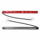 2X Universal Motorcycle flexible 48 LED Light Strip 8'' Steering Signal Tail Light Bar 48led