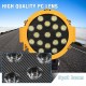 2pcs 7 Inch 51w Aluminum Alloy Led  Work  Light Bar Multifunctional High Power Super Bright Modified Off-road Spotlight Fog Lamp yellow