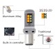 2pcs Car Led Brake Light 2-color Light 12smd 3535 Turn Signal Decoding Anti-stroboscopic Light 1175