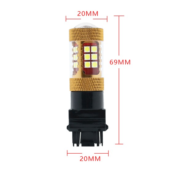 2pcs Car light 3030 28 SMD LED 3156 3157 Reverse Light Turn signal Bulb Brake lights 12V 3157 white