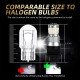 2pcs Fast Heat Dissipation LED Bulb for Car Canbus Waterproof Light 6500K   T25 white light