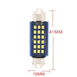 2pcs LED Bulb Car IRL 2016 SMD Canbus Error Free Auto Interior Doom Lamp Reading Light 12V 24V 41MM-10MM