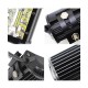 4 Inch 60W 3 Rows LED Lights Working Light Drive Off-road Lights Roof Strip Lights - 2Pcs black