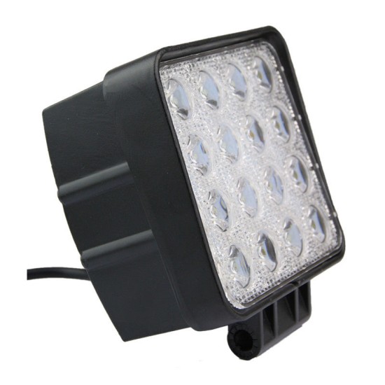 48W Flood LED Offroad Work Light Lamp 12V 24V Car Boat Truck Driving