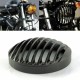 5 3/4" CNC Headlight Light Grill Cover for  Sportster XL 883 1200 2004-14 black