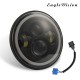 7 Inch LED Headlights DRL Hi/Lo Beam  Halo Ring Amber Angel Eye For Car/Motorcycle White light