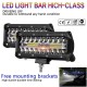 7 inch 400W LED Work Light Bar Flood Spot Beam Offroad 4WD SUV Driving Fog Lamp