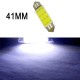 Car  Led  Reading  Light Double-pointed Cob Roof Light License Plate Light Carriage Light 31mm/36mm/39mm/41mm White light_41mm