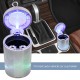 Car Ashtray With Led Light Colorful Portable Detachable Ashtray Container Air Outlet Cigarette Holder Storage Cup Car Supplies As shown