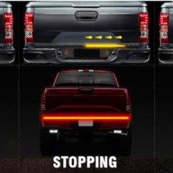 Car Light Three-row Pickup Truck Taillights 60-inch 150cm Pick-up Truck Lights Tri-color LED Light Tail Lamp  1.5m / three colors