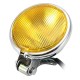 Chrome Motorcycle Headlight Yellow Cafe Racer Head Light Decorative Metal Lights Lighting Modified Motorbike Rear Light black