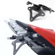 For BMW S1000RR 10-16Motorcycle Foldable License Plate Holder License Bracket with light black