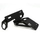 For KAWASAKI Z650 ninja650 17-19 Motorcycle Foldable License Plate Holder Tail Tidy License Bracket with light black