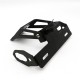 For KAWASAKI Z650 ninja650 17-19 Motorcycle Foldable License Plate Holder Tail Tidy License Bracket with light black