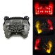 For Yamaha MT-09 FZ-09 18-19 Rear Tail Light Brake Turn Signals Integrated LED Light Transparent black shell