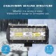 High Bright 400W LED 3 Rows 7inch 40000LM Work Light Bar Driving Lamp