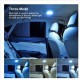 Interior Ceiling Led  Light Built-in Lithium Battery Usb Charging Stepless Dimming 3-color Switching Indoor Dome Car Reading Lamp Y-978 pure white + ice blue