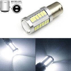 LED 1156 1157 5730 5630 33SMD Car Tail Bulb Brake Lights Auto Reverse Lamp Daytime Running Light 1157-white light