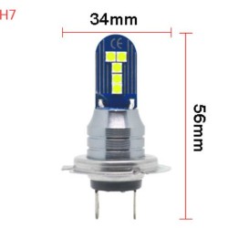 LED Light bulb H11 H7  H16 Auto Motorcycle Headlight Car LED light Bulbs Styling  white_H7