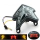 LED Lights Motorcycle Tail Light Turn Signal Lights Rear Brake Taillight for Kawasaki Z800 13-16 Integrated Lights red