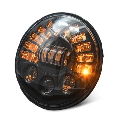 Led DRL Halo Headlight Aluminum 7-inch Matrix Gradient Color For Wrangler Headlight 7 inches