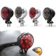 Motorcycle 12v Led Cafe Racer Style Stop Tail  Light Motorbike Brake Rear Lamp Taillight Black shell smoke cover